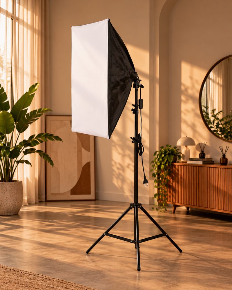 Softbox com tripé